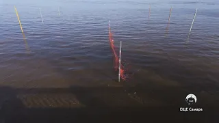 Купаться можно прямо из домика моржей — в Самаре под воду ушел пляж на Полевом спуске