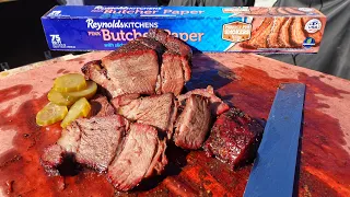 Poor Mans Brisket (Chuck roast) #chuckroast #bbqbeef #reynoldspartner @ReynoldsBrands