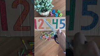 Fine motor skills number recognition