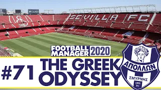 A TRIP DOWN MEMORY LANE... | Part 71 | THE GREEK ODYSSEY FM20 | Football Manager 2020