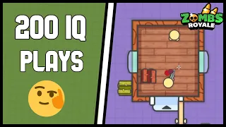 SMARTEST Plays in ZombsRoyale.io History! (200 IQ)