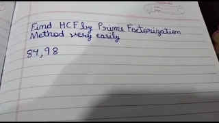 Prime Factorisation Method for Finding HCF - Part 1 | Don't Memorise