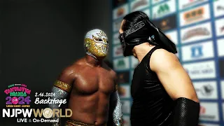 #njcmll 5th match Backstage 2/16/24｜CMLL FANTASTICA MANIA 2024 第5試合 Backstage