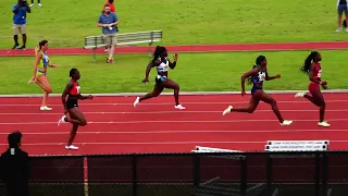 Women 100m Prelim Heat 4 PURE Athletics Global Invitational May 1, 2022