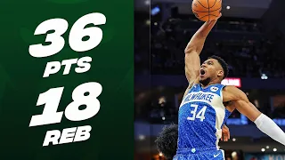 Giannis Antetokounmpo's MONSTER DOUBLE-DOUBLE In Bucks W! 😤| February 12, 2024