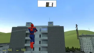Spider-Man Web swinging in GMOD!