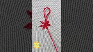 Hand Embroidery: How to mend a hole in a sweater? Amazing Embroidery Stitches For Beginners. #shorts
