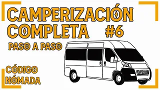 CÓMO CAMPERIZAR UNA FURGONETA PASO A PASO #6 | PUERTAS, MESA, GAS, GRIFERÍA, AGUAS GRISES.