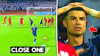 Cristiano Ronaldo almost SCORE a CRAZY Free Kick Goal vs Al Wehda 🤯💥