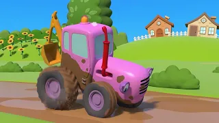 Котэ - КОЛЁСА ТРАКТОРА КРУТЯТСЯ - Wheels on the Tractor - Песенки для детей