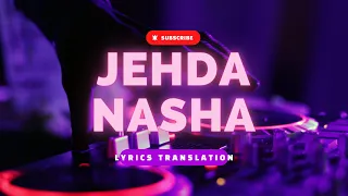 Jehda Nasha Lyrics |An Action Hero| Tanishk Faridkot Amar IP Singh Yohani Harjot | Ayushman, Nora