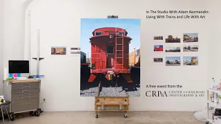 In The Studio With Adam Normandin: Living With Trains And Life With Art