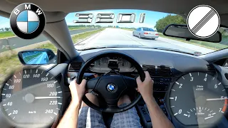 1999 BMW E46 320Ci (150HP) | TOP SPEED ON GERMAN NO LIMIT AUTOBAHN | 220km/h