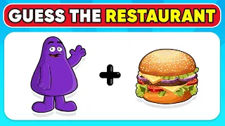 Can You Guess The Fast Food Restaurant By Emoji? | Emoji Quiz