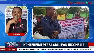 Konferensi Pers❗LSM LIPAN Indonesia Minta Usut Bacaleg Dapil 1 Pringsewu