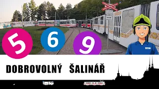 Jedno kolečko na trojlince 5/6/9  🚋 (timelapse tram Brno)