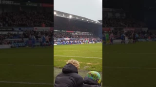 Ipswich vs Lincoln city  before kick off