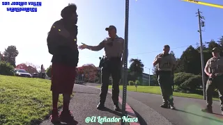 Cal Poly Humboldt Campus University - Rude Cops Harass Professor