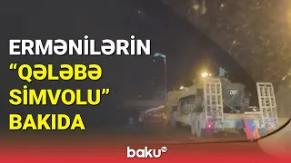 Ermənilərin "Qələbə simvolu" Qənimətlər Parkına aparıldı