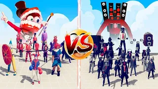 UPGRADED TITAN TVMAN vs TITAN CAMERAMAN & SPEAKERMAN TEAM - Totally Accurate Battle Simulator TABS