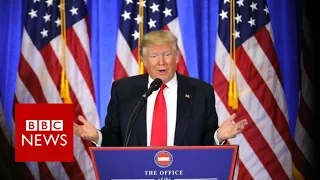 Donald Trump press conference highlights - BBC News