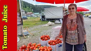 GRANDMA'S HOMEMADE TOMATO JUICE: From Only 2 Ingredients. Quick and Easy Recipe.