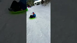 Going sledding fast