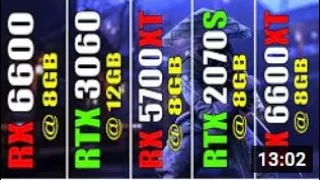 Nvidia vs Amd.. 3060 VS 6600xt vs 2070 super