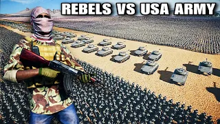 US ARMY VS 1 MILLION REBELS | Ultimate Epic Battle Simulator 2 | UEBS 2