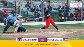 HIGHLIGHTS – Great Britain v USA – WBSC Women’s Softball World Cup Final