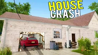 CAN WE FLIP A HOUSE THAT HAD A CAR CRASH INTO IT? - House Flipper Beta Gameplay