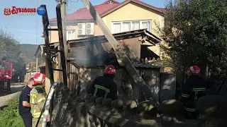 У селі Горішні Шерівці виникла пожежа в господарській споруді