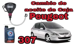 Cambio de aceite de caja Peugeot 307 2.0