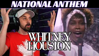 CANADIAN Reacts To Whitney Houston National Anthem (Star Spangled Banner)