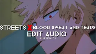 Streets X blood sweat and tears-doja cat,Bts [Edit Audio]