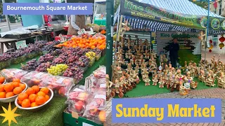 Savoring the Sunday Splendor: Bournemouth Square Market