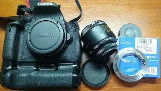 Переходник М42 - Canon EOS с чипом. Советские объективы на фотоаппаратах Canon