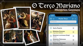 O Terço Mariano - Mistérios Gozosos (Segunda e Sábado) | Pocket Terço