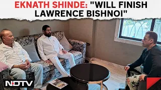 Salman Khan Firing Case | Eknath Shinde After Meeting Salman Khan: "Will Finish Lawrence Bishnoi"