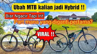 Upgrade Your MTB to Hybrid Bike // in Bahasa