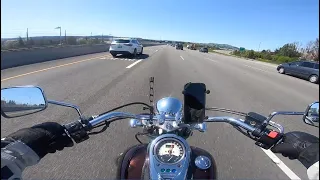 How does a Kawasaki Vulcan 900 buzzing feel on the freeway? ... Does it have power to pass?