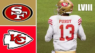 49ers vs. Chiefs Super Bowl 58 - Madden 24 Simulation