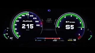 2017 BMW ALPINA B7 BITURBO Langversion Allrad 608 HP 0-100 km/h, 0-100 mph & 0-200 km/h Acceleration