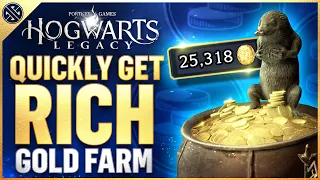 Get Rich Quick In Hogwarts Legacy (12,000+ Gold Per Hour) | Simple Trick!