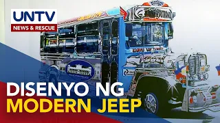 Pagawaan ng modern jeepney, planong itayo sa bansa; disenyo, ipinasilip