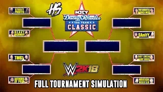 WWE NXT Dusty Rhodes Tag Team Classic 2018 Full Tournament Simulation | WWE 2K18