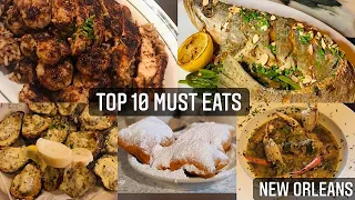 TOP 10 MUST EATS IN NEW ORLEANS | BOURBON STREET FOODIE RECOMMENDATION