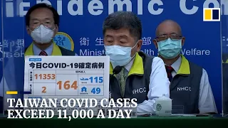 Taiwan Covid-19 cases rise to highest level since start of the pandemic
