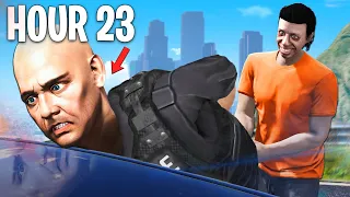 I Spent 24 Hours as Cop in the WORST Server (GTA RP)