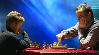 Garry Kasparov vs Magnus Carlsen - Reykjavik Rapid 2004